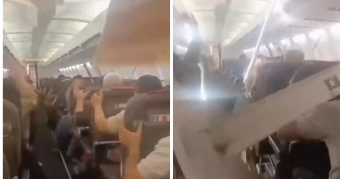 Iranian Boeing 737 Loses Tire After Takeoff, Ceiling Collapses Mid-Flight