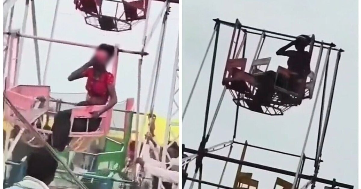 Terrifying Ferris Wheel Accident in India: Woman's Scalp Ripped Off During Festival