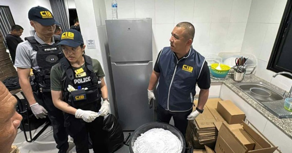 26岁香港男子在曼谷被捕 屋内查获350公斤冰毒