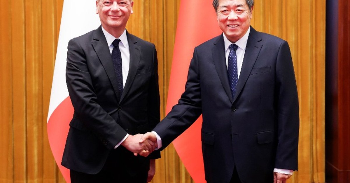何立峰晤法總統外事顧問 冀中歐經貿增穩定