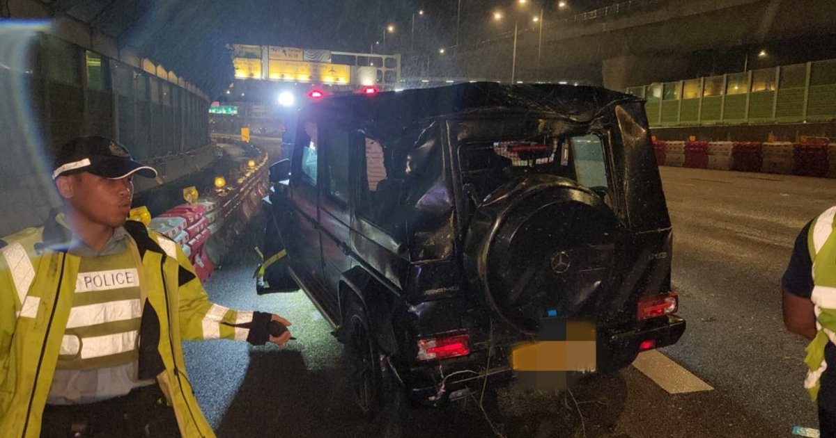 Fanling Highway Three-Vehicle Crash: DUI Driver Arrested, Two Suspects Flee