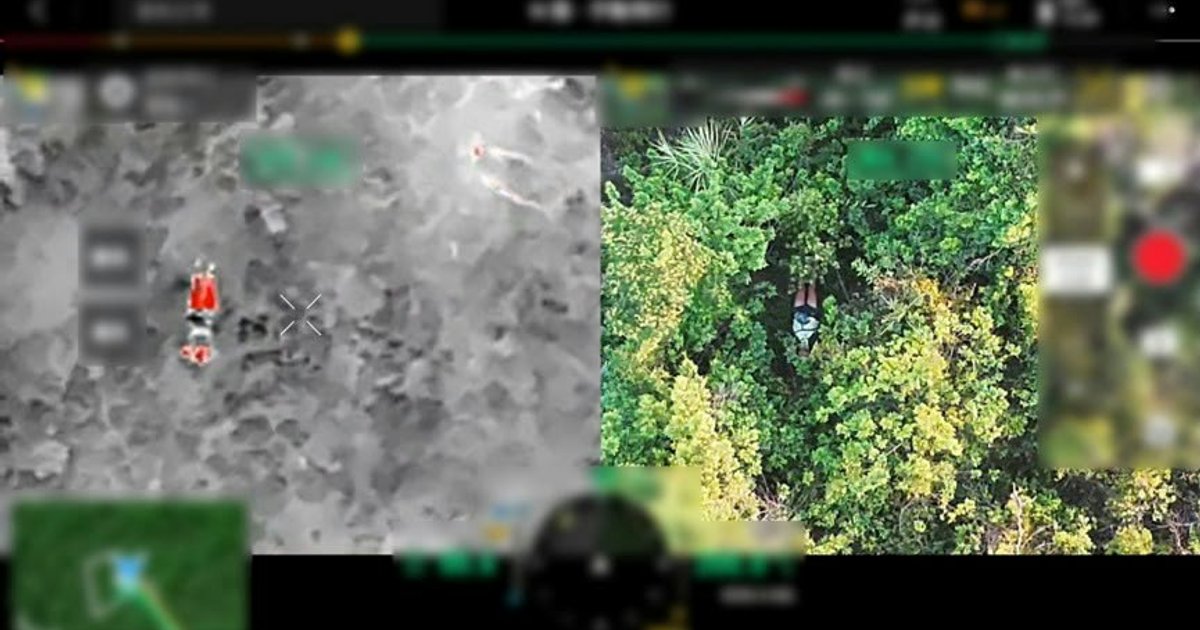 警无人机热成像建功 八仙岭迷路外籍男子一小时內获救