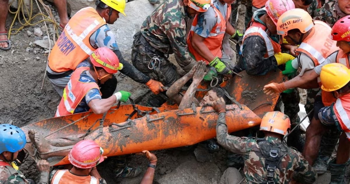 Two Workers Rescued Alive from Nepal Hydropower Tunnel Nine Days After Floods