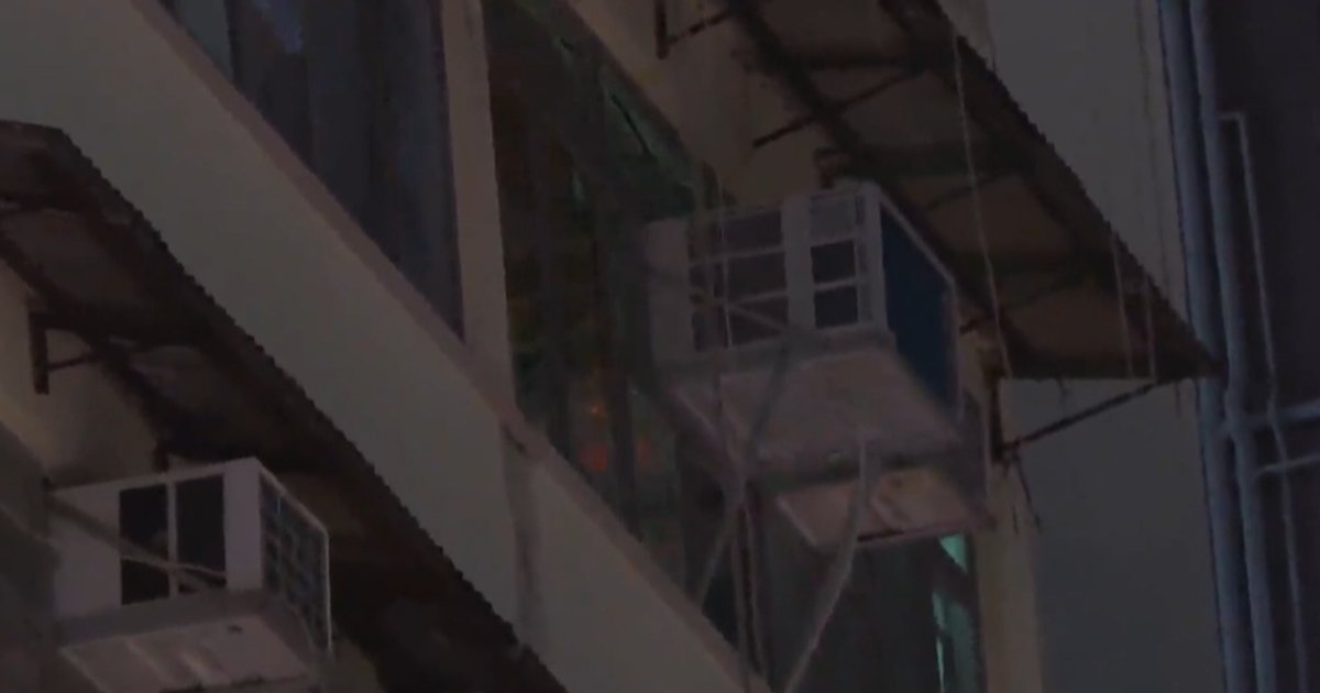 Tong Lau Fire in Sham Shui Po Leaves Woman Hospitalized After Smoke Inhalation