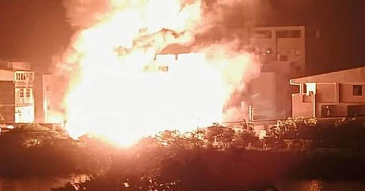 台南金属废料起火爆炸 逾60户受波及至少14伤