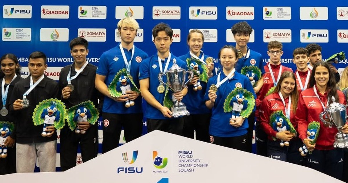 Hong Kong Squash Team Makes History with First World University Team Gold