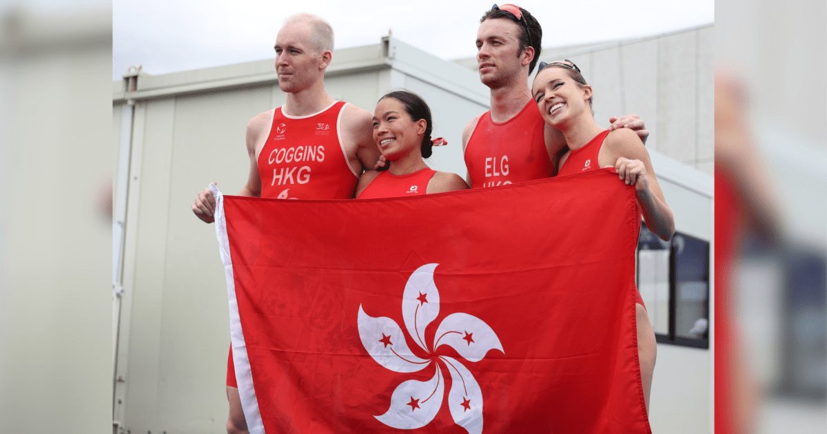HK Takes Bronze in Asian Games Triathlon Mixed Relay
