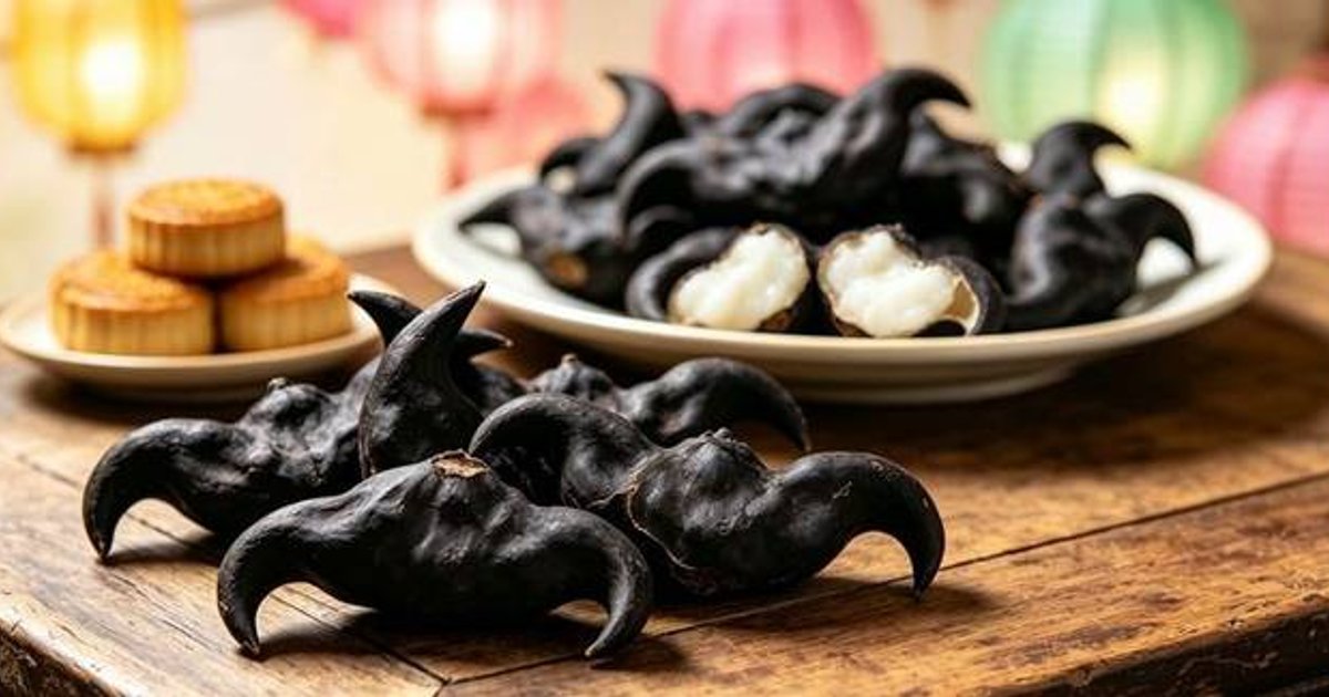 似乾硬黑蝙蝠?中秋傳統食品菱角與新石器時代有淵源