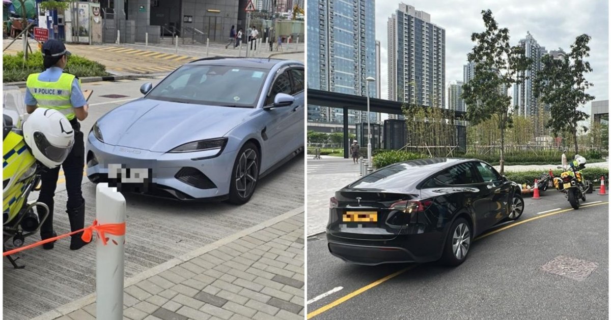 东九龙警方卧底截两辆白牌车拘两司机
