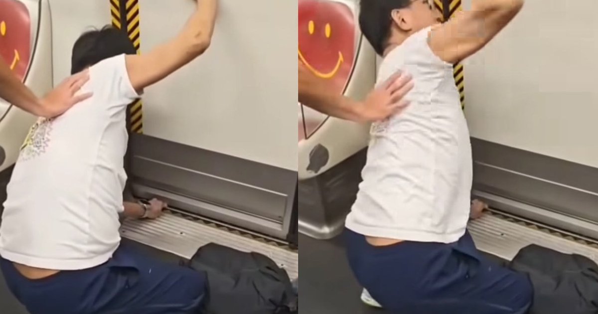 MTR warns passengers after hand trapped in train door