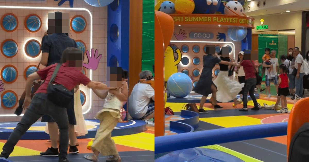 Two women arrested after girl slapped at apm mall