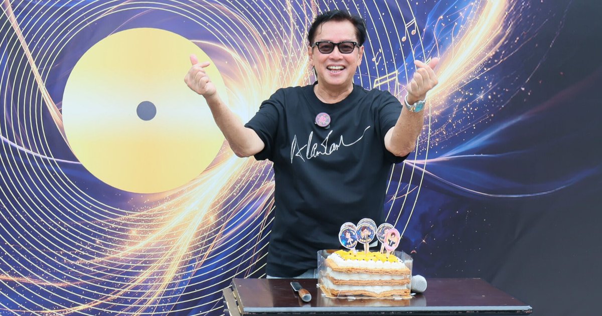 谭咏麟生日收红包好开心 为演唱会减肥生日推掉饭局