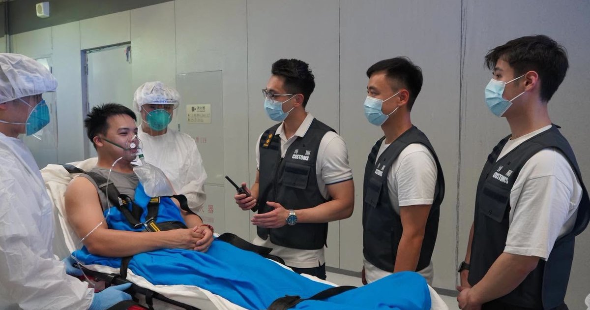 New Huanggang Port Joint Drill Prepares for Cross-border Ambulance Transfers