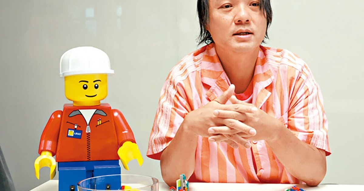 15萬粒積木巴士站當畫廊 連繫社區激發獨特創意 LEGO大師洪子健:機械人取代不了人手拼砌