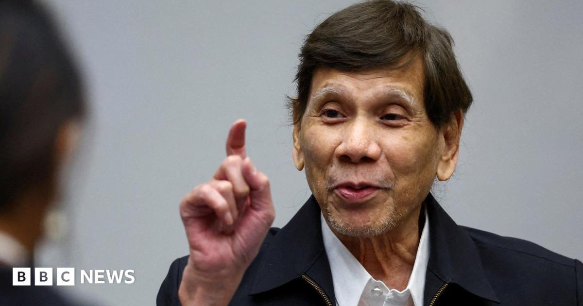 Former Philippine President Duterte Appears in Person at ICC for First Time