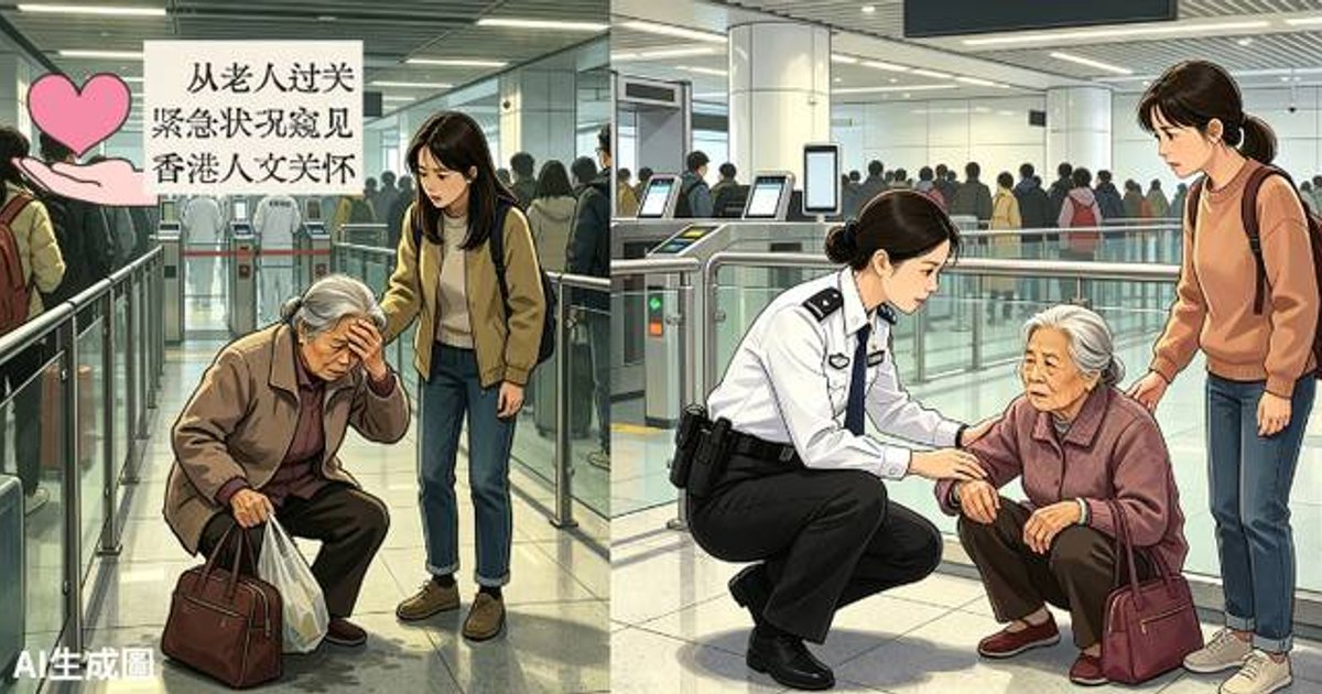 Hong Kong Immigration Staff Praised for 'Textbook' Rescue of Fainting Elderly Woman at Border