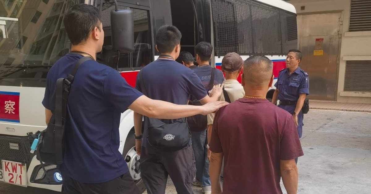 葵涌石篱二邨扫荡街头赌博 4名男子被捕被控