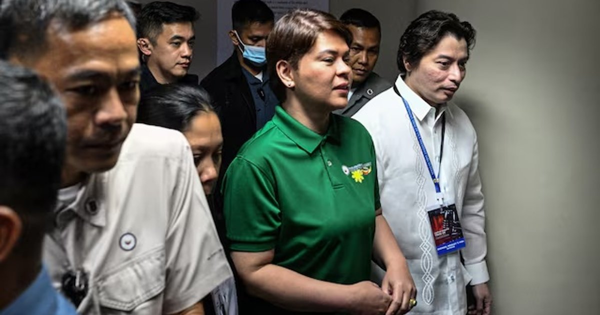 菲律賓法院向副總統Sara Duterte發拘捕令