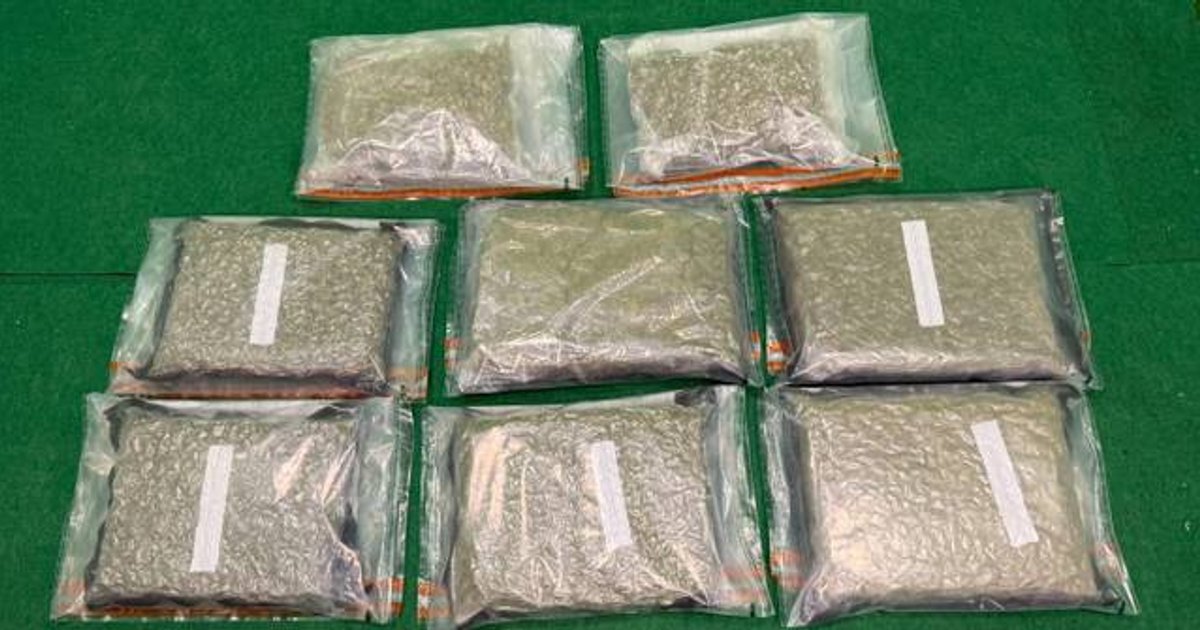 香港机场两日破两宗贩毒案 检180万元大麻花