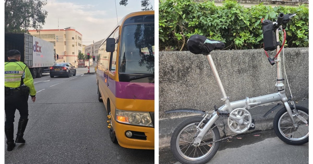 School Bus Hits Cyclist in Ping Shan, Woman Dies After Two Days
