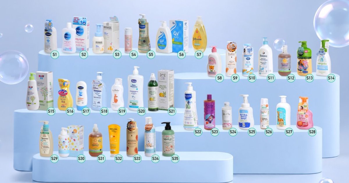 Consumer Council Tests 35 Baby Shampoo-Body Wash Products, Nearly Half Score Full Marks