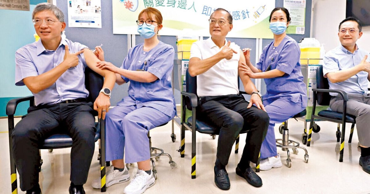 流感仍處高水平 近300長者重症亡 盧寵茂：已購130萬劑疫苗 籲盡快接種