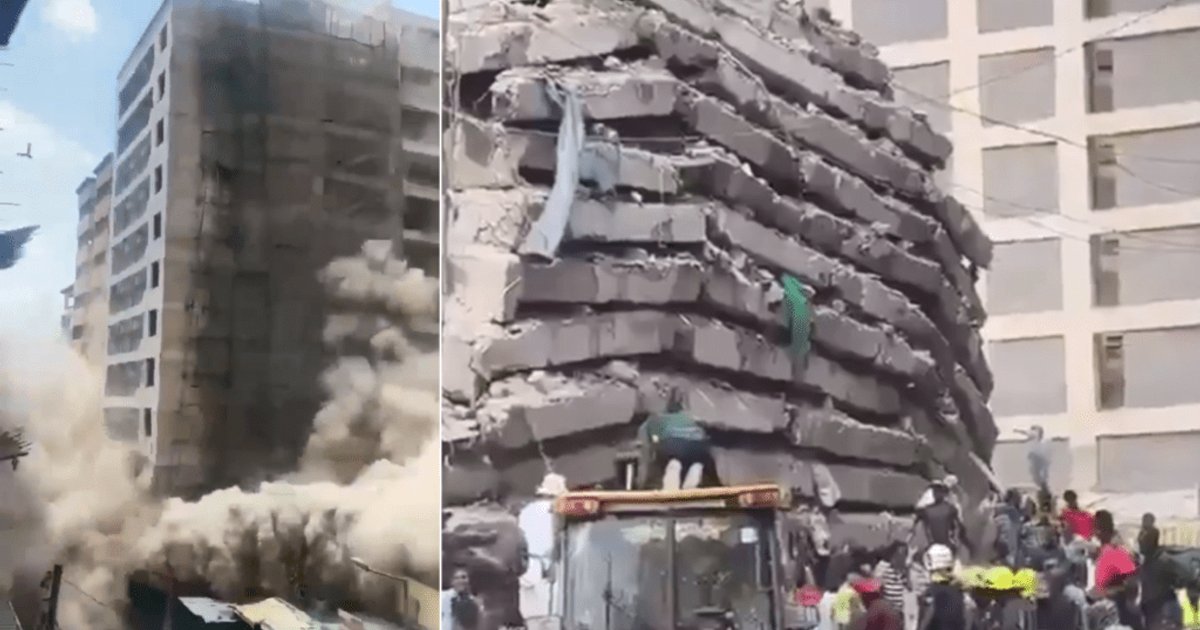 Nairobi tower collapse leaves five to seven missing