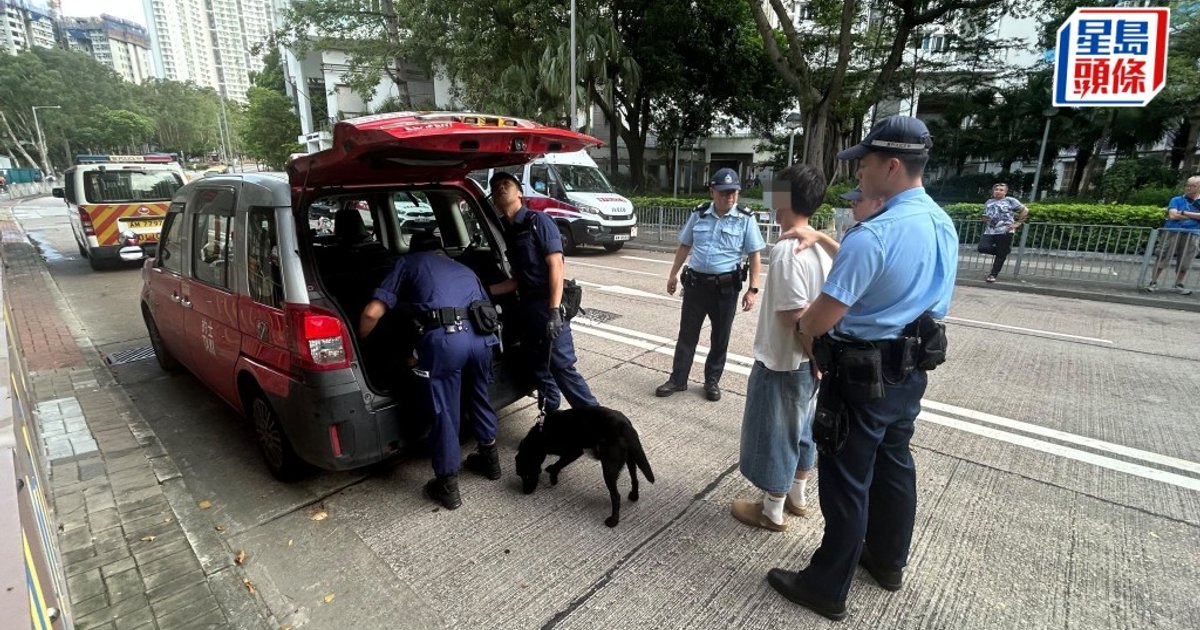 Taxi passenger arrested in suspected drug delivery run