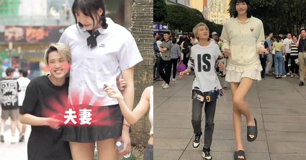 2.2米“巨人”网红小玥病逝终年26岁　与1.68米男友阴阳永隔遗未满岁幼子