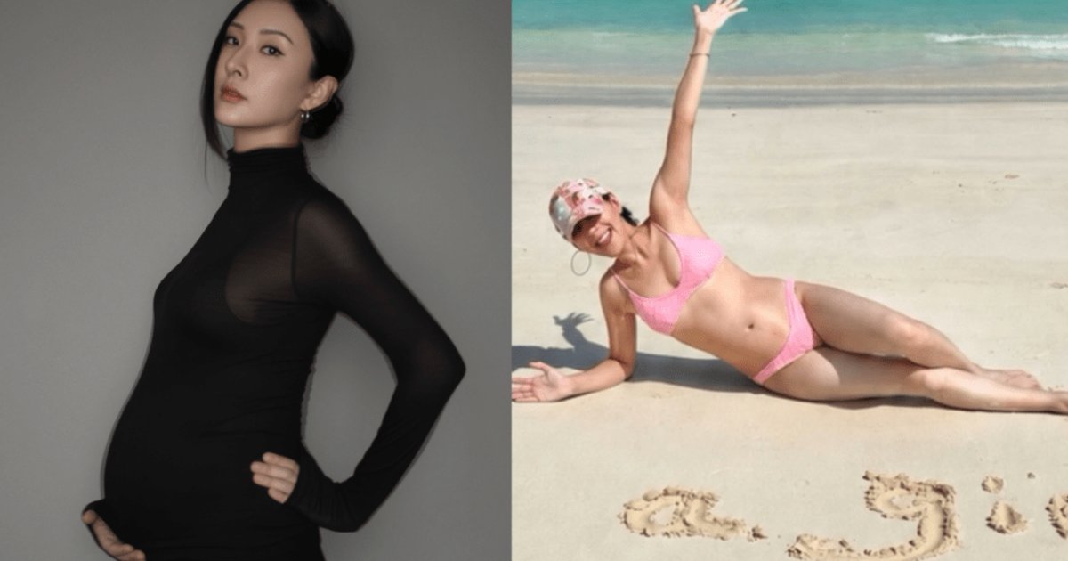 前TVB主持陳約臨陀B女曬比堅尼孕照 手腳纖幼預告湊K-Pop迷
