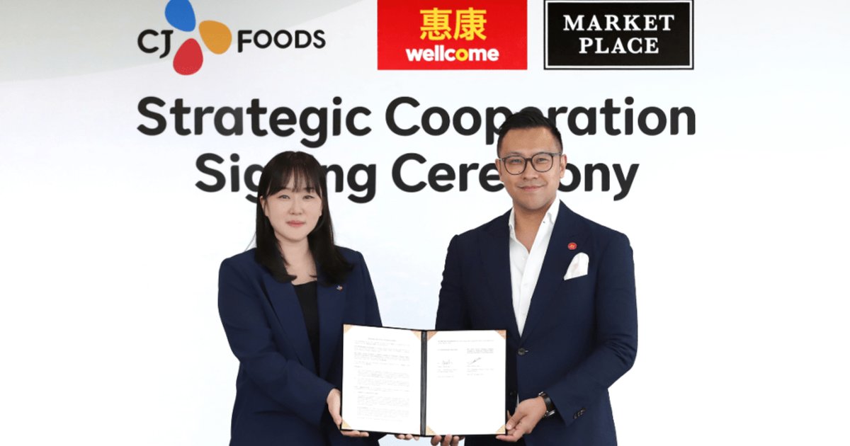 Wellcome Partners with CJ Foods to Bring Over 100 Korean Products to Hong Kong