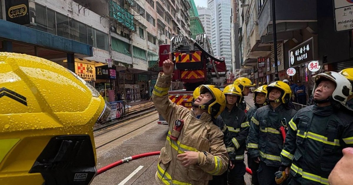 广东消防员观摩铜锣湾劏房火灾救援行动