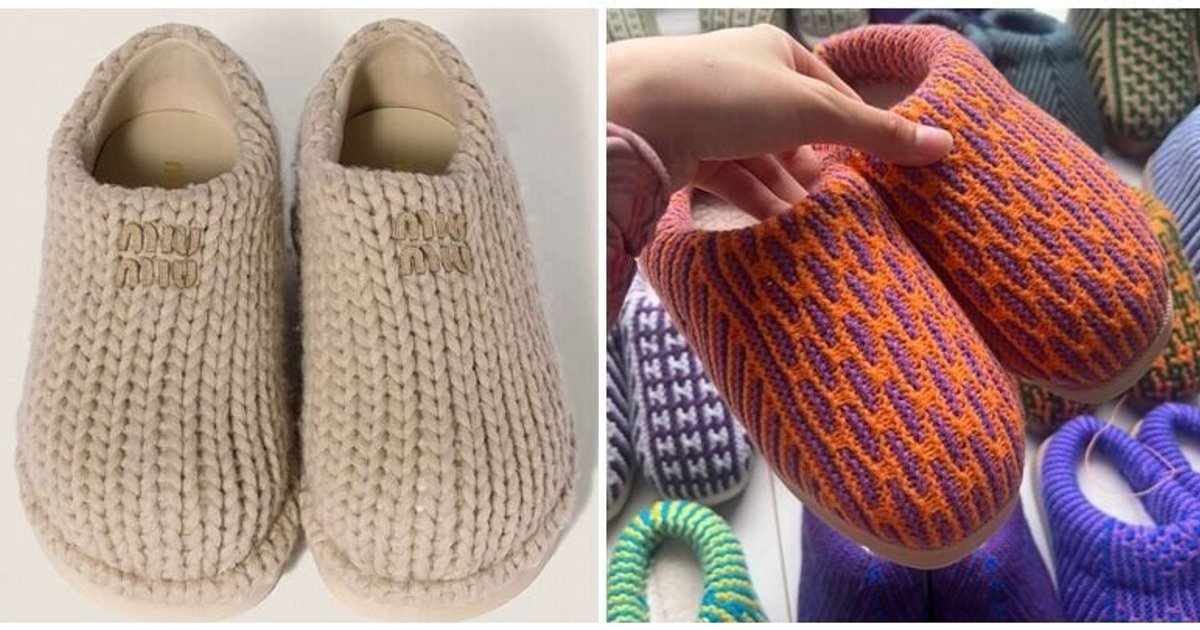 MiuMiu's 9,550-Yuan Knitted Shoe Sparks Outcry Over Similarity to Traditional Chinese Footwear