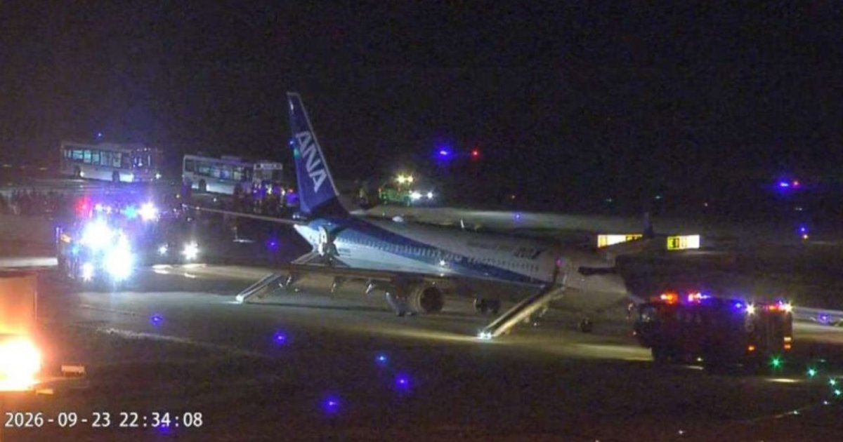 全日空客機引擎故障折返沖繩 乘客緊急疏散3人受傷