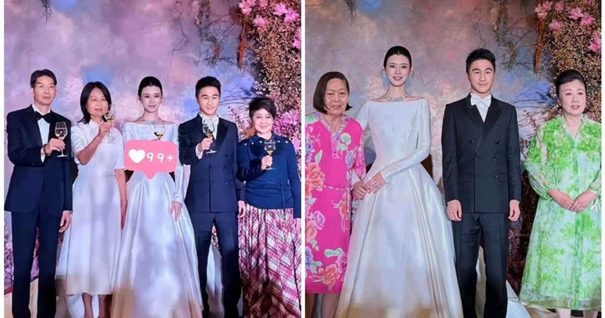 Mario Ho Jokes About Height Gap at Macau Reception with Supermodel Wife Ming Xi