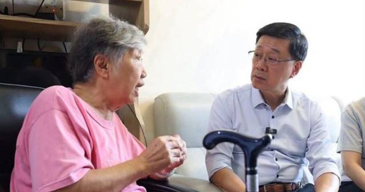 John Lee visits Sham Shui Po, sets Sept 16 policy date