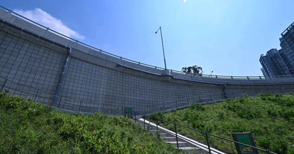 本地研發高延性輕質複合混凝土 首應用於元朗公路分支路路堤