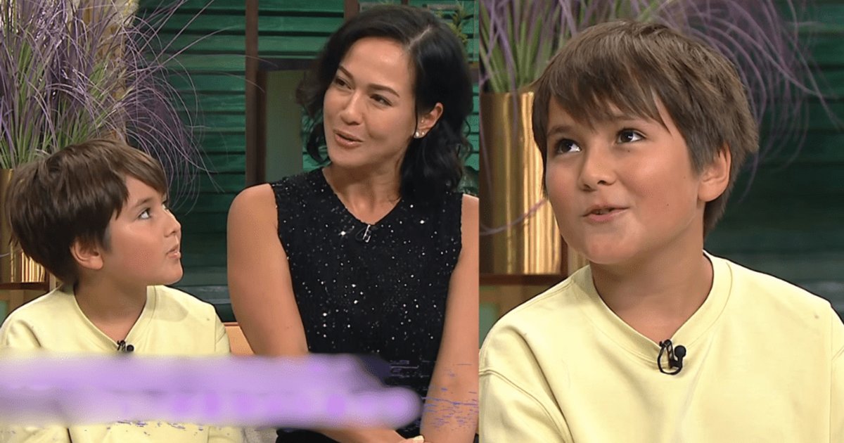 Actress Anita Bayton and 9-Year-Old Son Charm TVB Show, Captivate Host Eileen Song